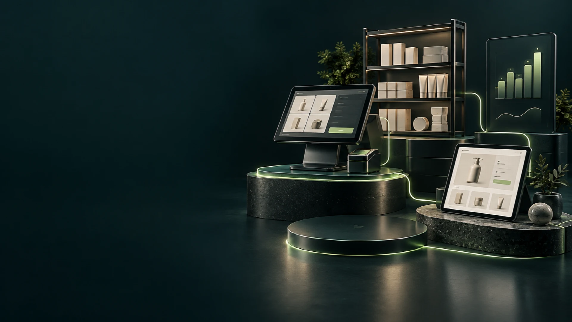 Grosa connected platform: point of sale, inventory, online store and analytics