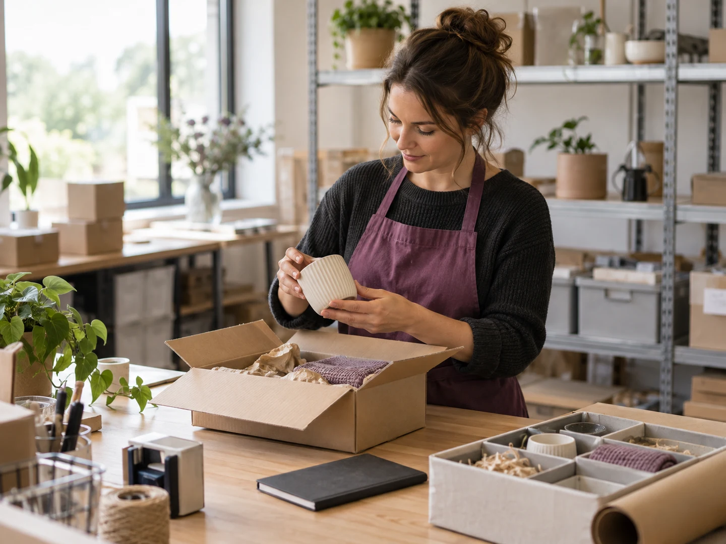 Online retail order preparation context