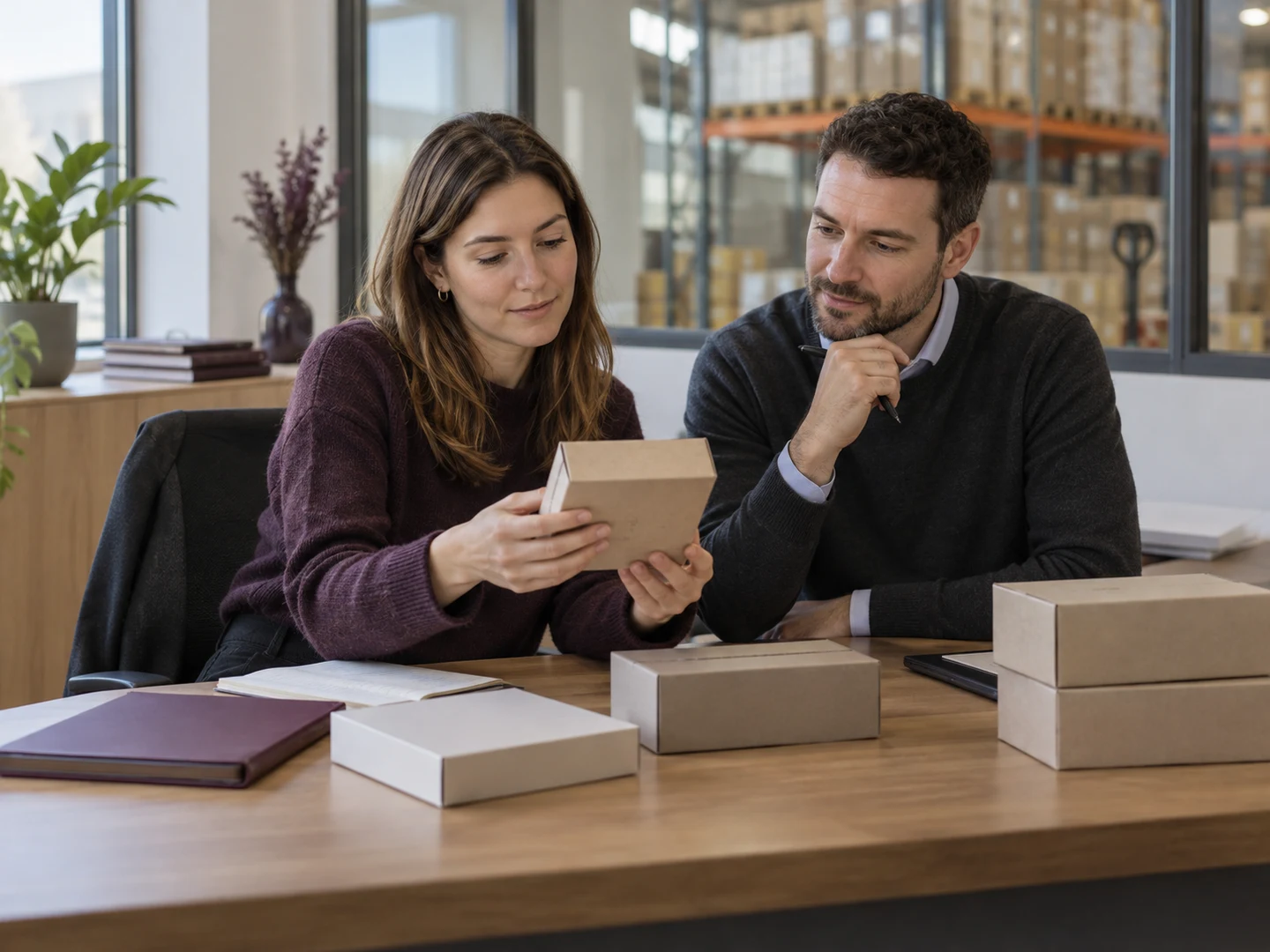 Wholesale software context: reviewing trade orders and product samples