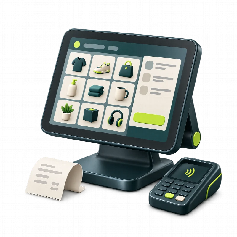 POS equipment illustrating Grosa business management software